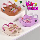 Kit 3 Pares Sandália Papete Infantil Menina Confortável