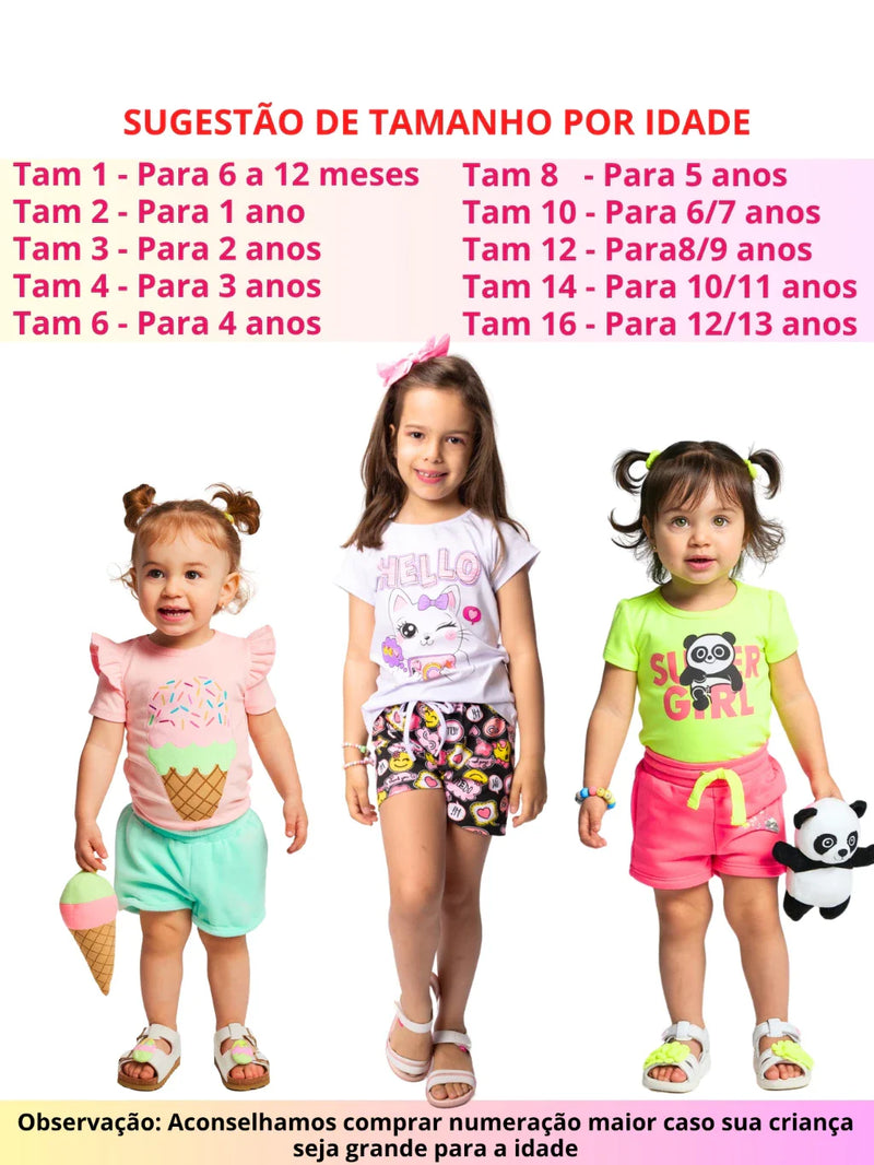 Kit Arco-Íris da Alegria – 10 Roupinhas Confortáveis Pra Filha Brincar Feliz